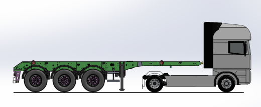 20英尺ISO罐式集装箱底盘拖车缩略图